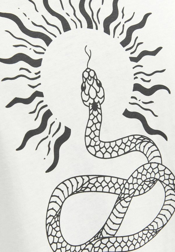 CREW NECK - Print T-shirt - cloud dancer4