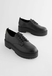 Next WIDE FIT FOREVER COMFORT CHUNKY - Obutev z vezalkami - mottled black