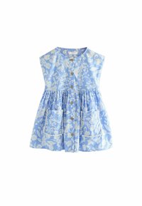 Next - REGULAR FIT - BUTTON THROUGH - Day dress - blue floral Thumbnail Image 1