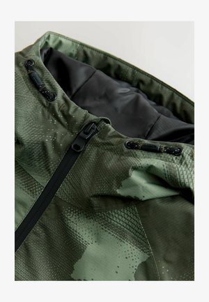 Next, REGULAR FIT WATERPROOF - Regnjakke / vandafvisende jakker - green camouflage