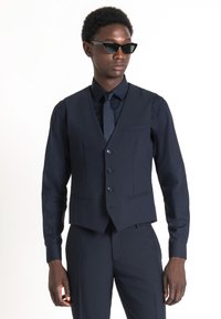 Antony Morato SLIM FIT WAISTCOAT  - Prsluk za odijelo - blue ink