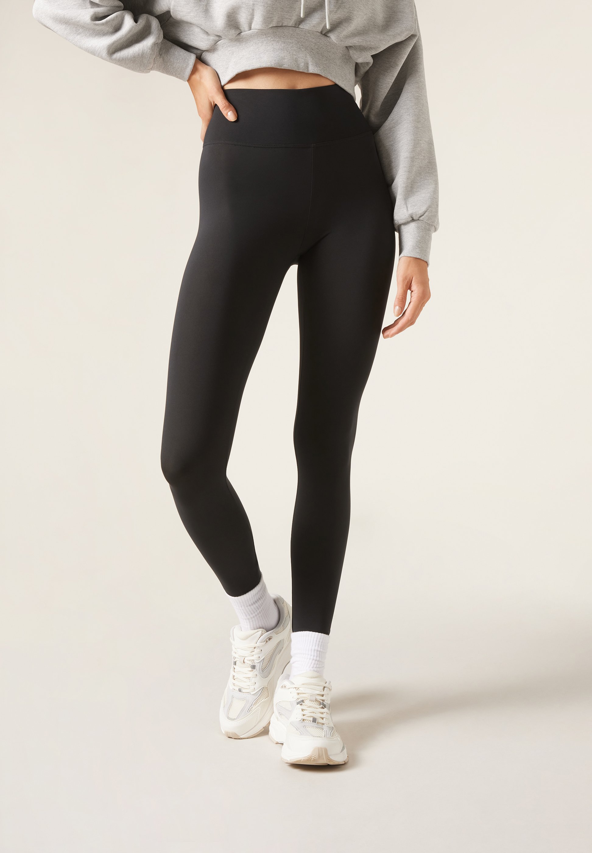 Calzedonia ACTIVE - Leggings - Hosen - black/schwarz - Zalando