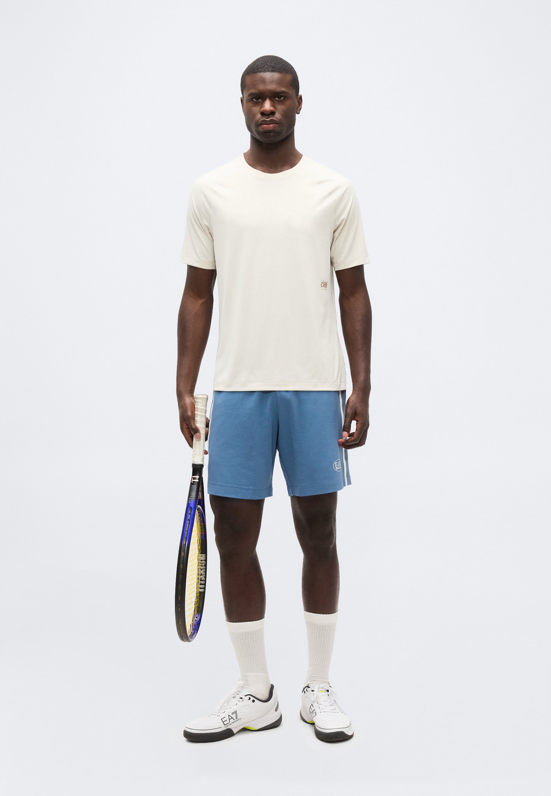 EA7 Emporio Armani TENNIS CLUB SHORT - Sports shorts - blue