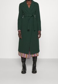 STUDIO ID Klasický kabát - dark green