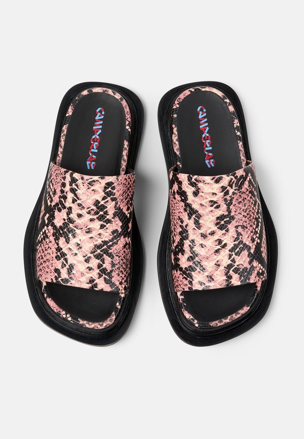 Mules - rosa schwarz2