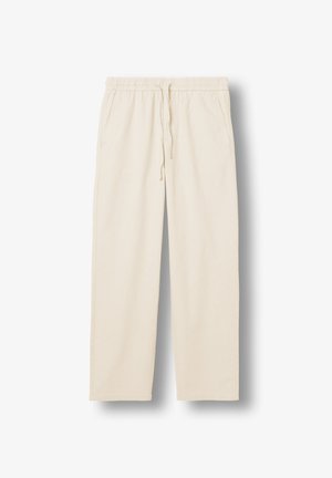 Burocs, LINEN BLEND PANTS - Pantalones - beige