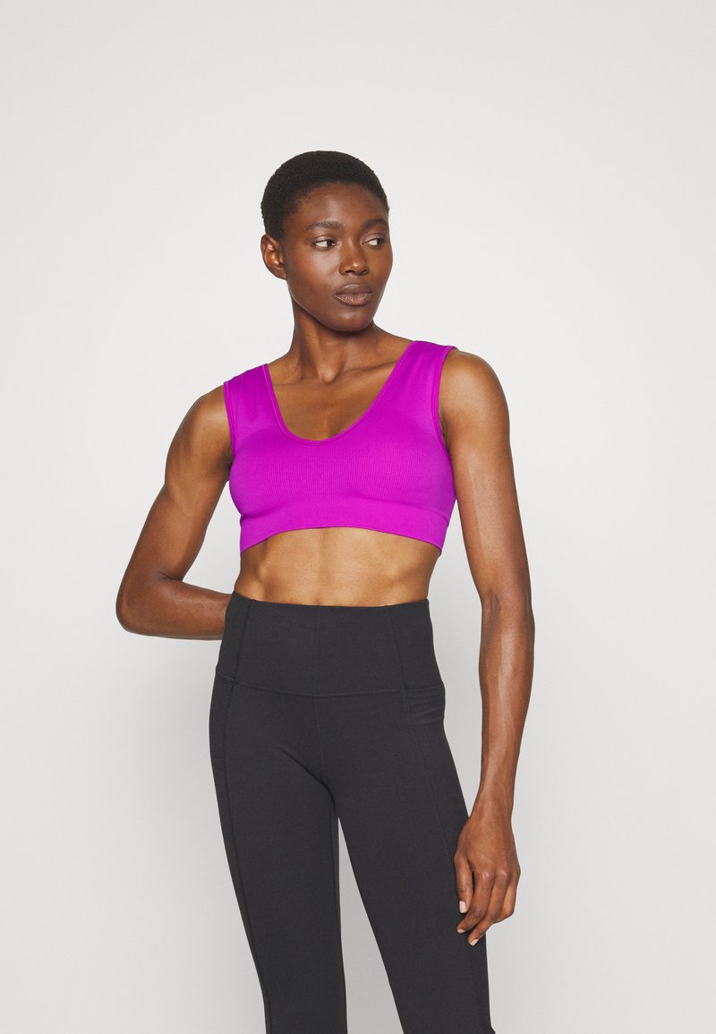 Athleta AURORA U NECK MUSCLE BRA A-C - Sutiã desportivo de suporte ligeiro - jazzy purple
