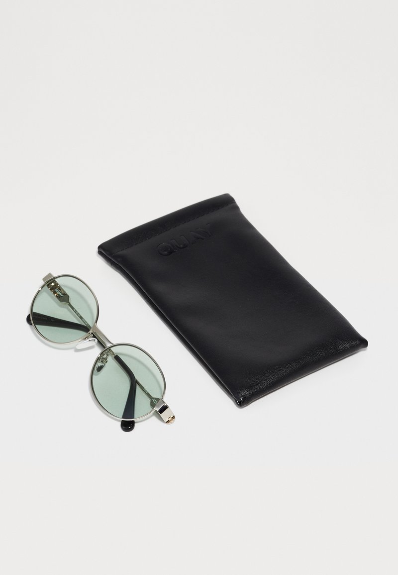 QUAY AUSTRALIA ANYWAYS - Sunglasses - silver-coloured/moss  display picture 1