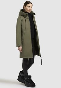 khujo Winter coat - light moss green