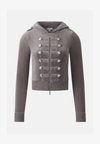 MINI MONSTER HOODIE - Φούτερ με φερμουάρ - taupe