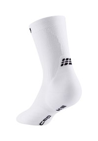 CEP RUN COMPRESSION MID CUT 5.0 - Sportsocken - white