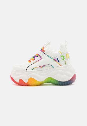 Buffalo BLADER MATCHA - Sneakers basse - white/rainbow