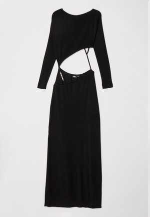 ASYMMETRICAL LONG DRESS - Haljina s naramenicama - nero