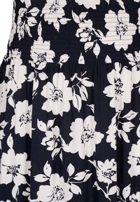 Zizzi FLASH MIT SMOK - Maxi sukně - n. sky white flower