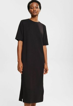 IN MIDILÄNGE - Žerzejové šaty - black