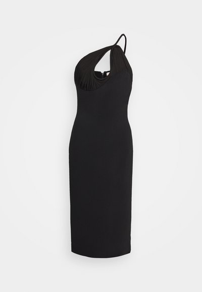 Et Ochs MONICA TWIST BODICE MIDI DRESS - Koktélruha / Partiruha - black