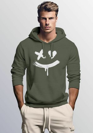 FASHION STREETSTYLE - Kapuzenpullover - oliv