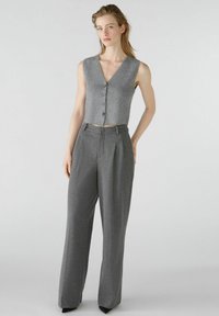 Oui Waistcoat - grey