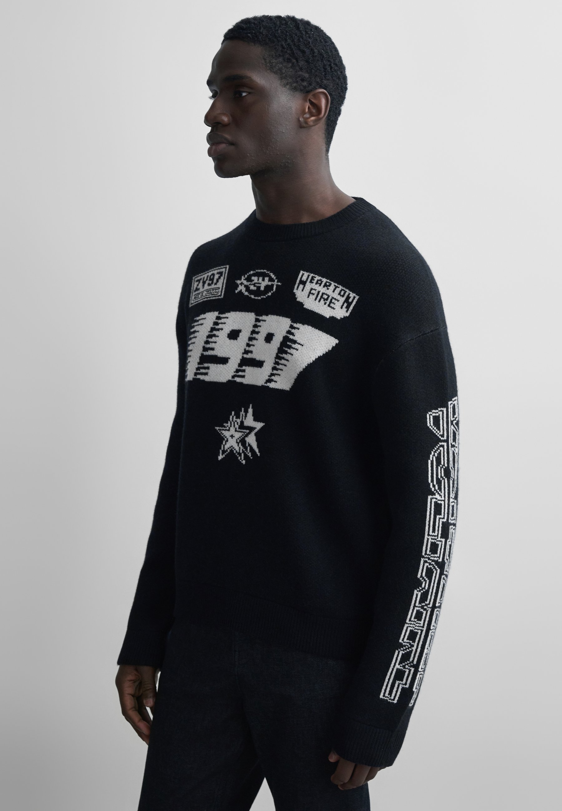 tmk  Zadig & Voltaire MARKO MOTOCROSS - Jumper - black - Zalando.co.uk