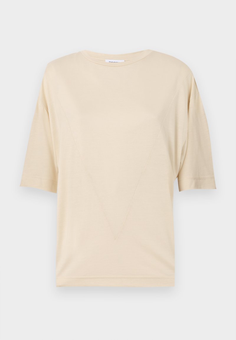 Esprit T-shirt basic zandkleur
