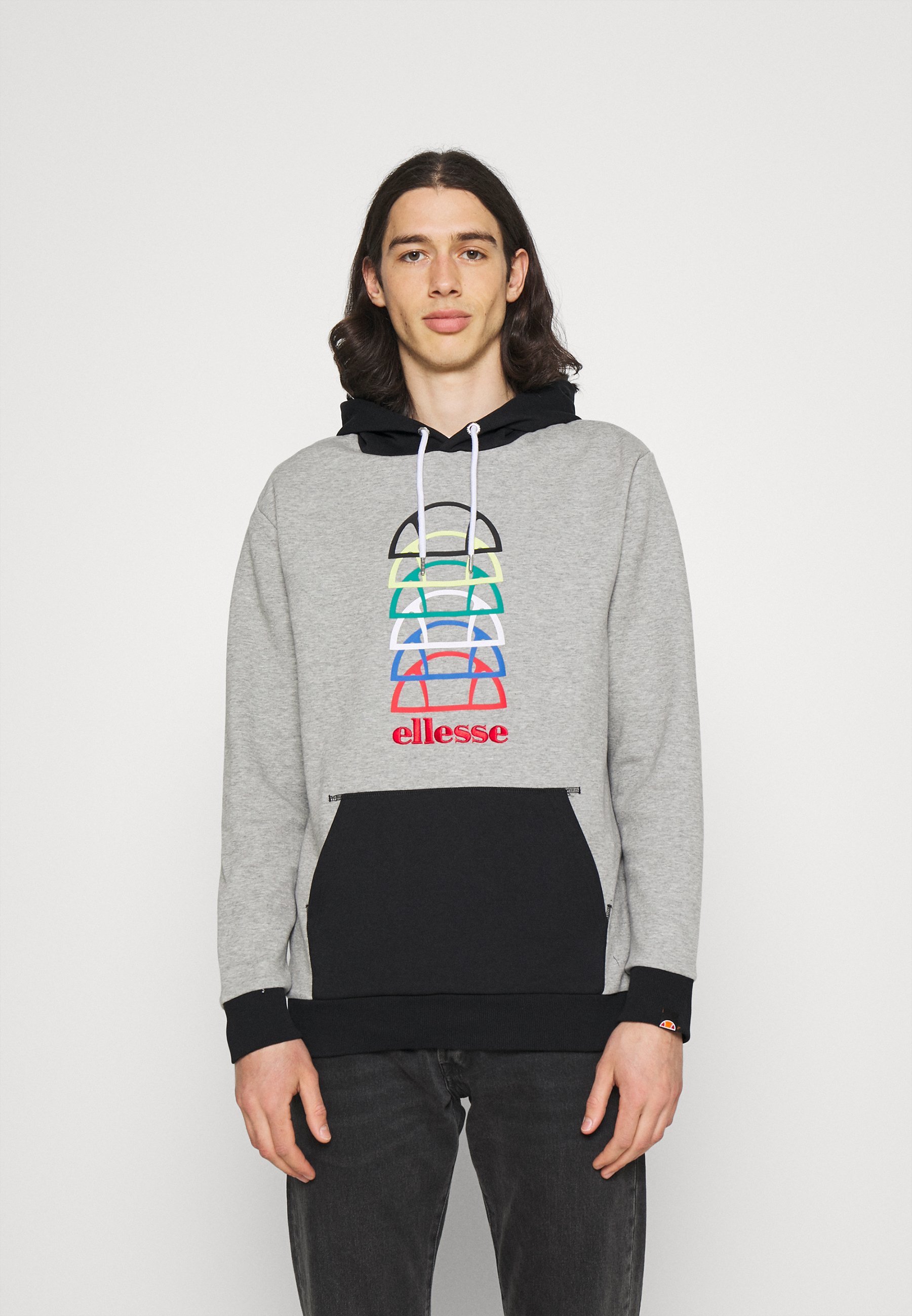 Ellesse ANDO HOODY - Sudadera - grey marl/gris jaspeado - Zalando.es