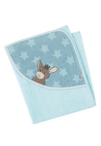 Sterntaler Kapuzenbadetuch Emmi - Bath towel - light blue