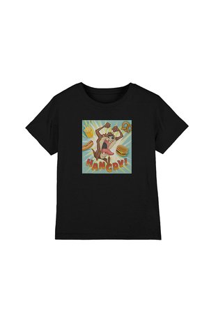 Cotton Soul, LOONEY TUNES TAZ HANGRY - Print T-shirt - black
