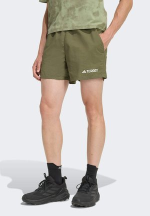 MULTI  - Sports shorts - olive strata