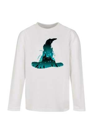 HARRY POTTER - HOGWARTS SILHOUETTE - Long sleeved top - white