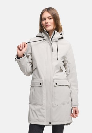 Navahoo MORGENNEBEL - Waterproof jacket - bone