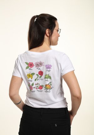 Disney DISNEY PRINCESSES PRINCESS FLOWERS - T-Shirt print - white