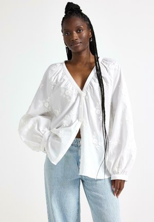 EMBROIDERED  - Camicetta - off white