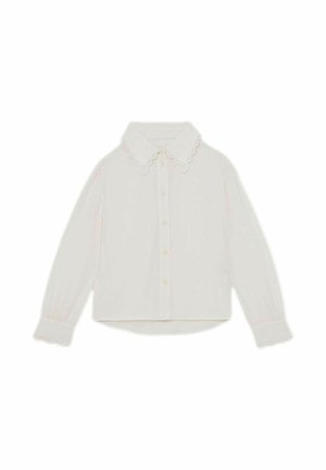 ELIA SCALLOP EDGE BUTTON-THROUGH - Blusa - ivory