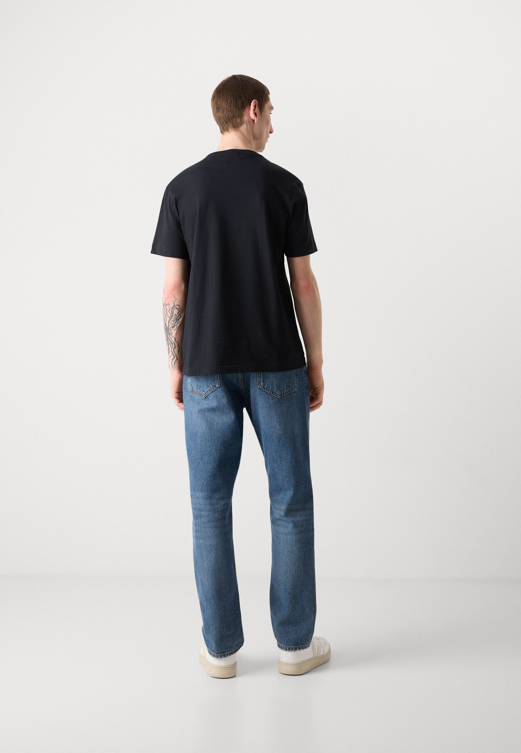 “Scotch & Soda” チェストアートワークプリントTシャツ Blue Scotch & Soda CHEST ARTWORK - Print T-shirt - heritage blue