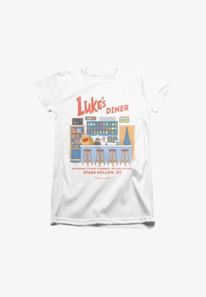 Warner Brothers, GILMORE GIRLS STARS INSIDE LUKE'S DINER - Print T-shirt - white