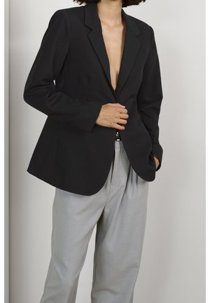 Halflange jas - black