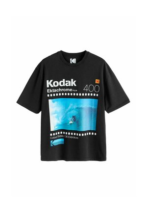 Next, REGULAR FIT - KODAK GRAPHIC EDIT T-SHIRT - T-shirt con stampa - black