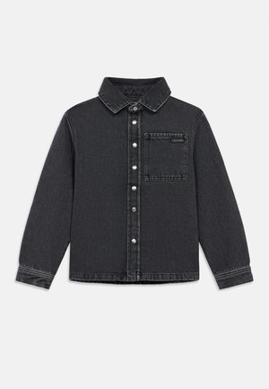 Calvin Klein Jeans SHIRT UNISEX - Košile - optic washed black