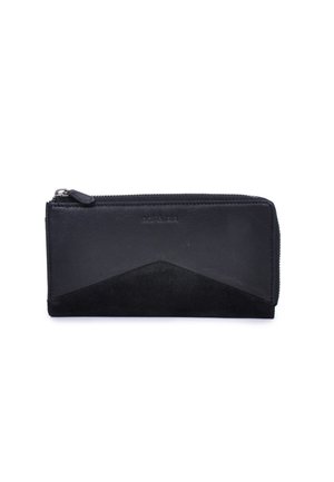 LINN - Portafoglio - black suede