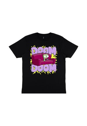 Henry Tiger, INVADER ZIM DOOM COUCH - Print T-shirt - black