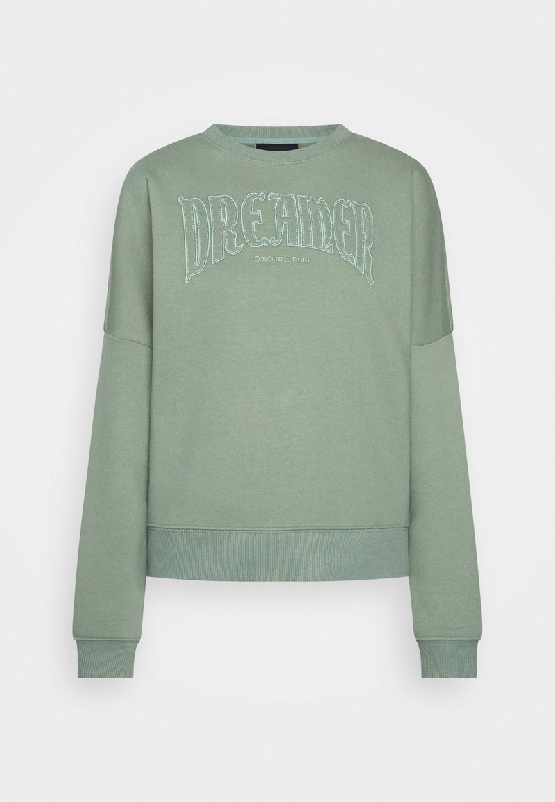 Colourful Rebel Sweater donkergroen