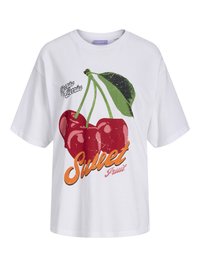 JXMILLOW LOOSE TEE - Print T-shirt - bright white