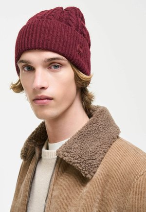 Colmar Originals, COLMAR ORIGINALS UNISEX CABLE-KNIT HAT - Σκούφος - bordeaux