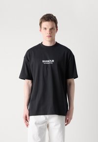 Barbour International FORMULA - T-shirt estampada - black