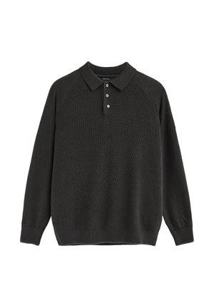 Polo Club, PULLOVER MAN ST. JAMES LONG SLEEVE REGULAR FIT - Polo - anthracite