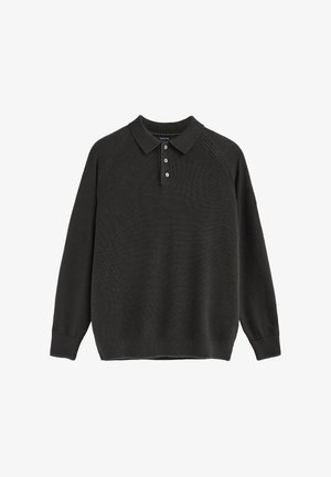 Polo Club, PULLOVER MAN ST. JAMES LONG SLEEVE REGULAR FIT - Polo - anthracite