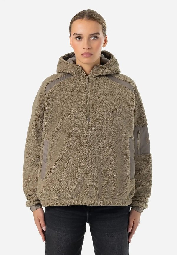 BONNY HALFZIP - Fleece jumper - desert taupe