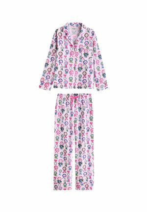 REGULAR FIT SET - Nattplagg set - lilac purple rosette print