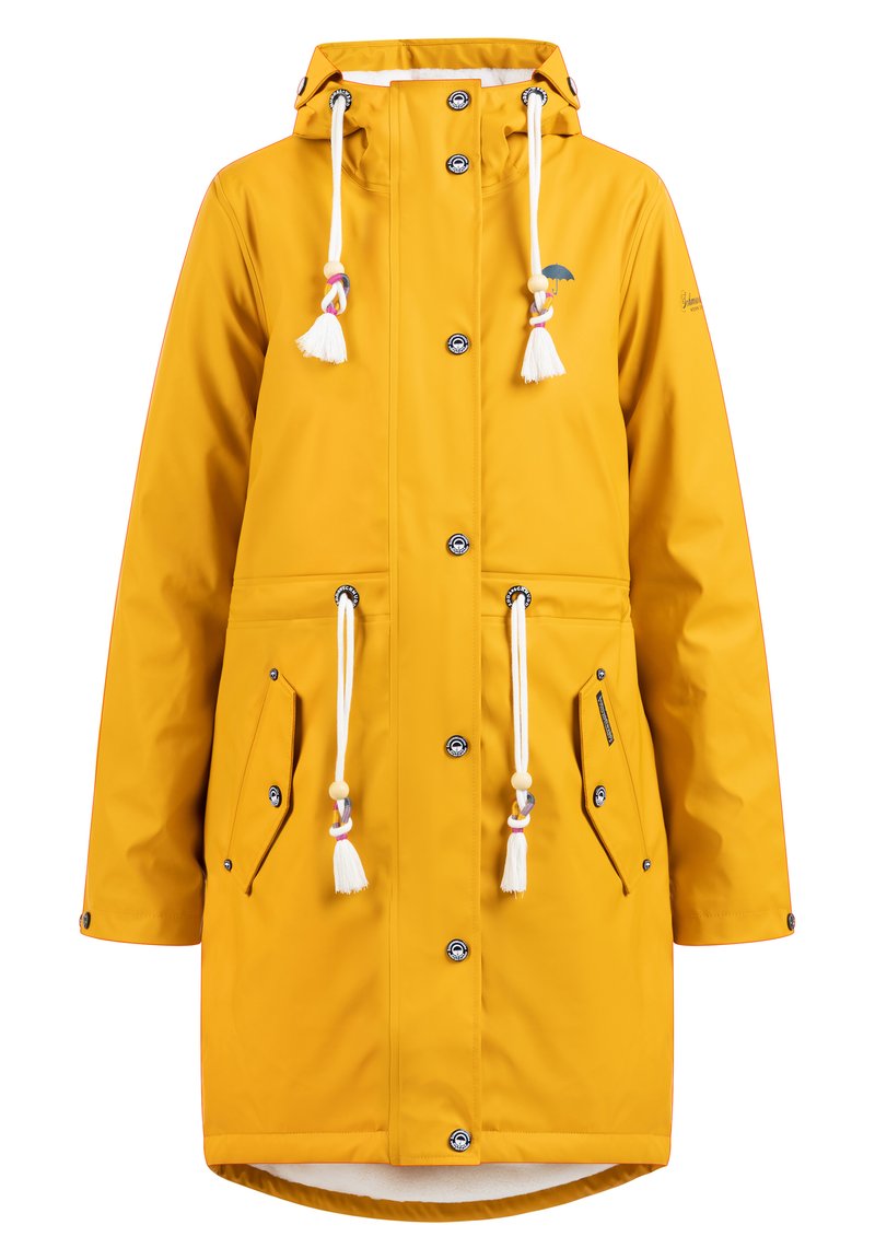 Schmuddelwedda Regenjas mosterdgeel
