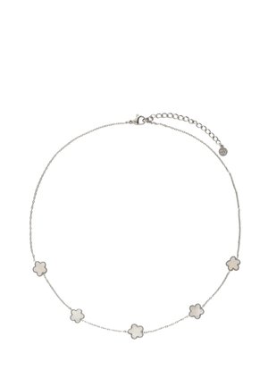 MINIMALIST FLOWERS - Necklace - silver coloured